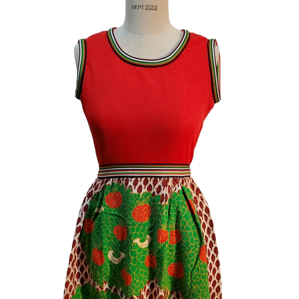 Vintage‎ Women's Gene Stanley Colorful Maxi Dress Size XS